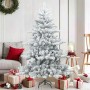 Árbol de Navidad artificial plegable cubierto de nieve 150 cm en Decoración Festiva y Estacional | Comprar online en Foru.es