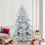 Árbol de Navidad artificial plegable cubierto de nieve 210 cm en Decoración Festiva y Estacional | Comprar online en Foru.es