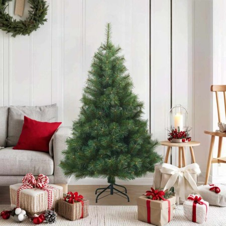 Árbol de Navidad artificial con ramas articuladas Verde 120 cm en Decoración Festiva y Estacional | Comprar online en Foru.es
