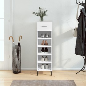Zapatero madera de ingeniería blanco 30x35x105 cm de vidaXL, Armarios y almacenamiento - Ref: Foro24-829692, Precio: 61,40 €,...