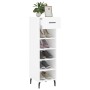 Zapatero madera de ingeniería blanco 30x35x105 cm de vidaXL, Armarios y almacenamiento - Ref: Foro24-829692, Precio: 61,40 €,...
