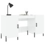 Escritorio madera contrachapada blanco brillante 140x50x75 cm de vidaXL, Escritorios - Ref: Foro24-829558, Precio: 137,03 €, ...