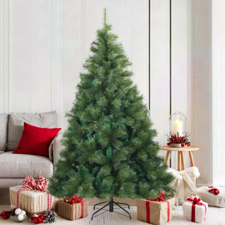 Árbol de Navidad artificial con ramas articuladas Verde 180 cm en Decoración Festiva y Estacional | Comprar online en Foru.es
