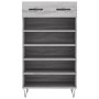 Zapatero madera de ingeniería gris Sonoma 60x35x105 cm de vidaXL, Armarios y almacenamiento - Ref: Foro24-829610, Precio: 57,...