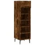 Zapatero madera de ingeniería roble ahumado 30x35x105 cm de vidaXL, Armarios y almacenamiento - Ref: Foro24-829697, Precio: 4...