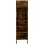 Zapatero madera de ingeniería roble ahumado 30x35x105 cm de vidaXL, Armarios y almacenamiento - Ref: Foro24-829697, Precio: 4...