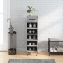 Zapatero madera de ingeniería gris hormigón 30x35x105 cm de vidaXL, Armarios y almacenamiento - Ref: Foro24-829672, Precio: 4...