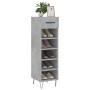 Zapatero madera de ingeniería gris hormigón 30x35x105 cm de vidaXL, Armarios y almacenamiento - Ref: Foro24-829672, Precio: 4...