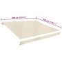 Toldo de lona blanco crema 4x3 m (sin estructura) en Toldos | Comprar online en Foru.es