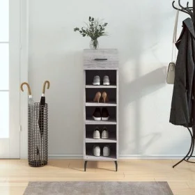 Zapatero madera de ingeniería gris Sonoma 30x35x105 cm de vidaXL, Armarios y almacenamiento - Ref: Foro24-829698, Precio: 44,...
