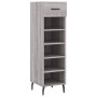 Zapatero madera de ingeniería gris Sonoma 30x35x105 cm de vidaXL, Armarios y almacenamiento - Ref: Foro24-829698, Precio: 45,...
