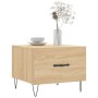 Mesa de centro madera contrachapada roble Sonoma 50x50x40 cm de vidaXL, Mesas de centro - Ref: Foro24-829386, Precio: 37,75 €...