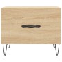 Mesa de centro madera contrachapada roble Sonoma 50x50x40 cm de vidaXL, Mesas de centro - Ref: Foro24-829386, Precio: 37,75 €...