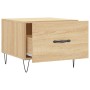 Mesa de centro madera contrachapada roble Sonoma 50x50x40 cm de vidaXL, Mesas de centro - Ref: Foro24-829386, Precio: 37,75 €...