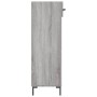 Zapatero madera de ingeniería gris Sonoma 60x35x105 cm de vidaXL, Armarios y almacenamiento - Ref: Foro24-829618, Precio: 81,...
