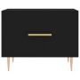 Mesa de centro madera contrachapada negro 50x50x40 cm de vidaXL, Mesas de centro - Ref: Foro24-829366, Precio: 51,57 €, Descu...