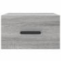 Mesitas de noche de pared 2 uds color gris Sonoma 35x35x20 cm de vidaXL, Taquillas y armarios de almacenamiento - Ref: Foro24...