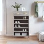 Zapatero madera de ingeniería gris Sonoma 60x35x105 cm de vidaXL, Armarios y almacenamiento - Ref: Foro24-829594, Precio: 56,...