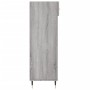 Zapatero madera de ingeniería gris Sonoma 60x35x105 cm de vidaXL, Armarios y almacenamiento - Ref: Foro24-829594, Precio: 56,...