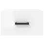 Mesitas de noche de pared 2 uds blanco brillo 35x35x20 cm de vidaXL, Taquillas y armarios de almacenamiento - Ref: Foro24-829...