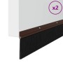 Sellos de cepillo de puerta atornillables 2 pcs Marrón 100 cm en Materiales de construcción | Comprar online en Foru.es