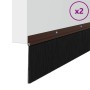 Sellos de cepillo de puerta atornillables 2 pcs Marrón 100 cm en Materiales de construcción | Comprar online en Foru.es