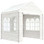 Cenador con techo polietileno blanco 2,28x2,23x2,69 m de vidaXL, Carpas y cenadores - Ref: Foro24-362629, Precio: 168,70 €, D...