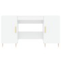 Escritorio madera contrachapada blanco brillante 140x50x75 cm de vidaXL, Escritorios - Ref: Foro24-829534, Precio: 151,73 €, ...