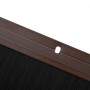 Sellos de cepillo de puerta atornillables 6 pcs Marrón 100 cm en Materiales de construcción | Comprar online en Foru.es