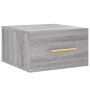 Mesitas de noche de pared 2 uds color gris Sonoma 35x35x20 cm de vidaXL, Taquillas y armarios de almacenamiento - Ref: Foro24...