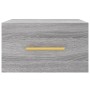 Mesitas de noche de pared 2 uds color gris Sonoma 35x35x20 cm de vidaXL, Taquillas y armarios de almacenamiento - Ref: Foro24...