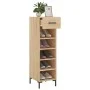 Zapatero madera de ingeniería roble Sonoma 30x35x105 cm de vidaXL, Armarios y almacenamiento - Ref: Foro24-829679, Precio: 71...