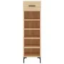 Zapatero madera de ingeniería roble Sonoma 30x35x105 cm de vidaXL, Armarios y almacenamiento - Ref: Foro24-829679, Precio: 71...