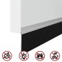 Sellos de cepillo para puertas autoadhesivos 2 pcs Plateado en Materiales de construcción | Comprar online en Foru.es