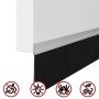 Sellos de cepillo para puertas autoadhesivos 6 pcs Plateado en Materiales de construcción | Comprar online en Foru.es
