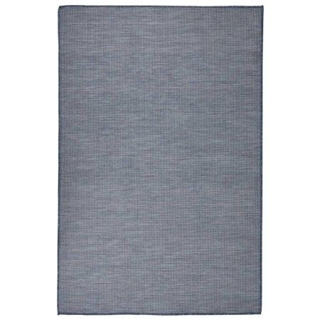 Alfombra de exterior de tejido plano azul 120x170 cm de vidaXL, Alfombras - Ref: Foro24-340795, Precio: 36,77 €, Descuento: %