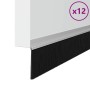 Sellos de cepillo para puertas autoadhesivos 12 pcs Plateado en Materiales de construcción | Comprar online en Foru.es
