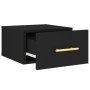 Mesitas de noche de pared 2 uds negro 35x35x20 cm de vidaXL, Taquillas y armarios de almacenamiento - Ref: Foro24-829791, Pre...
