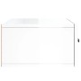 Mesitas de noche de pared 2 uds blanco brillo 35x35x20 cm de vidaXL, Taquillas y armarios de almacenamiento - Ref: Foro24-829...