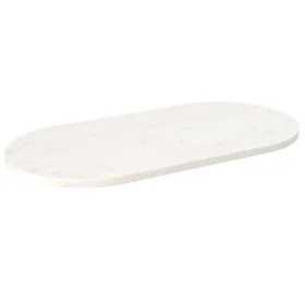 Oval table top solid white pine wood 110x55x2.5 cm by vidaXL, Table tops - Ref: Foro24-824366, Price: 78,59 €, Discount: %