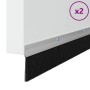 Sellos de cepillo de puerta atornillables 2 pcs Plateado 100 cm en Materiales de construcción | Comprar online en Foru.es