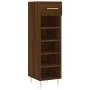 Zapatero madera de ingeniería roble marrón 30x35x105 cm de vidaXL, Armarios y almacenamiento - Ref: Foro24-829667, Precio: 55...