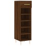 Zapatero madera de ingeniería roble marrón 30x35x105 cm de vidaXL, Armarios y almacenamiento - Ref: Foro24-829667, Precio: 56...