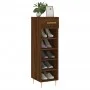 Zapatero madera de ingeniería roble marrón 30x35x105 cm de vidaXL, Armarios y almacenamiento - Ref: Foro24-829667, Precio: 55...