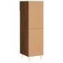 Zapatero madera de ingeniería roble marrón 30x35x105 cm de vidaXL, Armarios y almacenamiento - Ref: Foro24-829667, Precio: 55...