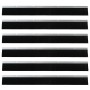 Sellos de cepillo de puerta atornillables 6 pcs Plateado 100 cm en Materiales de construcción | Comprar online en Foru.es