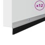 Sellos de cepillo de puerta atornillables 12 pcs Plateado en Materiales de construcción | Comprar online en Foru.es