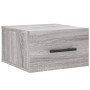 Mesitas de noche de pared 2 uds color gris Sonoma 35x35x20 cm de vidaXL, Taquillas y armarios de almacenamiento - Ref: Foro24...