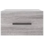 Wand-Nachttische 2 Stück Sonoma graue Farbe 35x35x20 cm von vidaXL, Schließfächer und Lagerschränke - Ref: Foro24-829881, Pre...