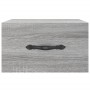 Mesitas de noche de pared 2 uds color gris Sonoma 35x35x20 cm de vidaXL, Taquillas y armarios de almacenamiento - Ref: Foro24...